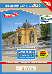 Titelblatt vom Preisbeileger Marienbad